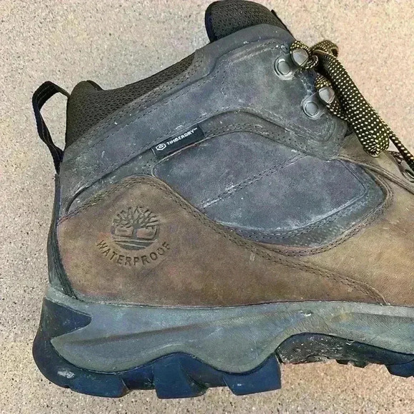 Timberland Men's Mt. Maddsen Mid Waterproof Hiking Boots Brown Lace Up Sz 14 - Picture 2 of 11